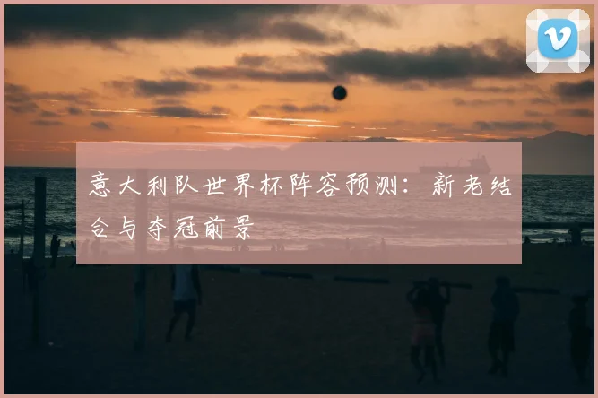 意大利队世界杯阵容预测:新老结合与夺冠前景